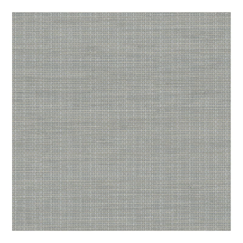 Chesapeake Kent Grey Grasscloth Wallpaper - 20.5 x 396 x 0.025