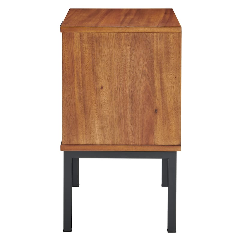 NPD Furniture Caine Rattan Nightstand