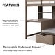 preview thumbnail 3 of 9, Furniture of America Wegh Solid Wood Twin Size Loft Bed with Workstation and Hidden Storage