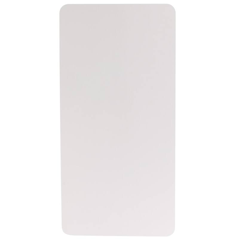 30"W x 60"D White Plastic Folding Indoor-Outdoor Training Table