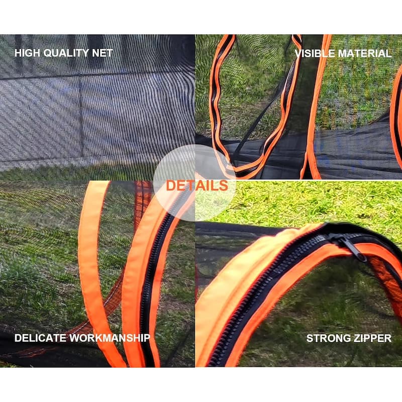 ColourTreeUSA Portable Pet Outdoor Cat Playpen Collapsible Tent Tunnel Compound House