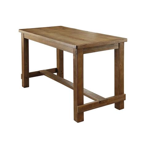 Rectangular Counter Height Table in Natural Tone - Natural Tone