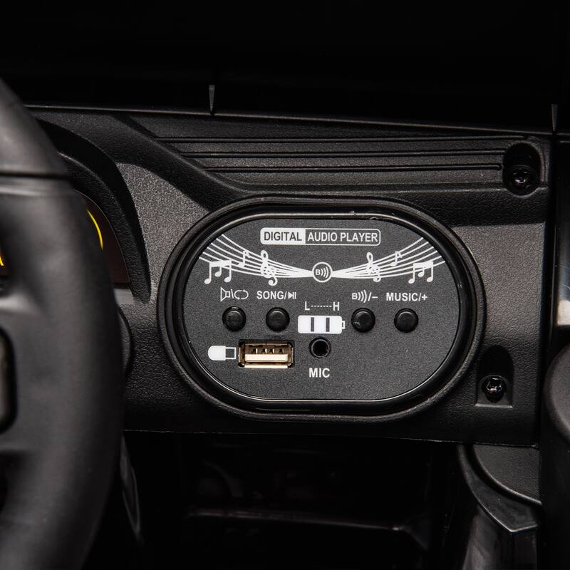 Dual-Drive Ride-On Car for Kids with MP3, Bluetooth, and Remote Control - 12V Battery, Ages 3-8