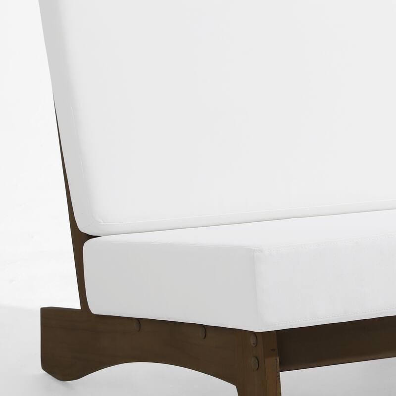 Casual Teak Wood Large 7-Piece Outdoor Patio Conversation Set