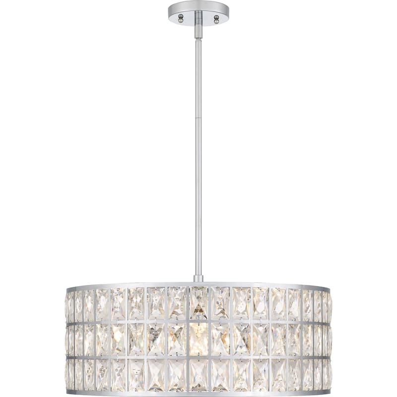 Gibson 4-Light Polished Chrome Pendant Light