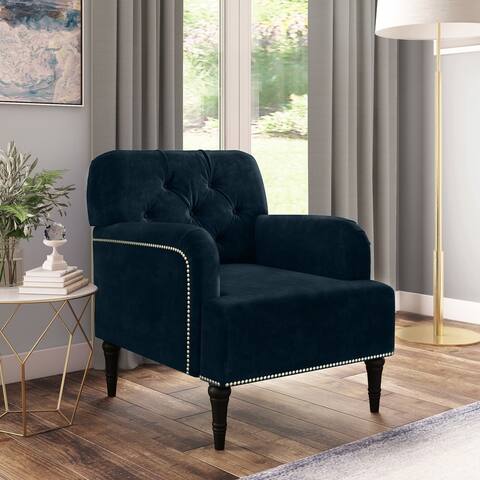 Copper Grove Desden Button-Tufted Arm Chair