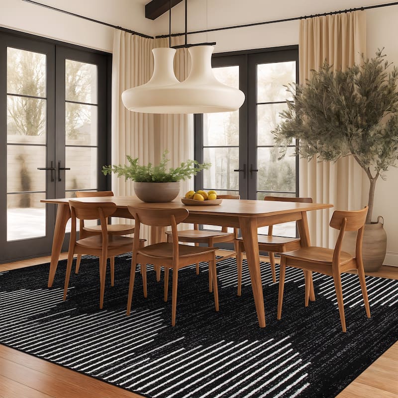 Bohemian Stripe Area Rug