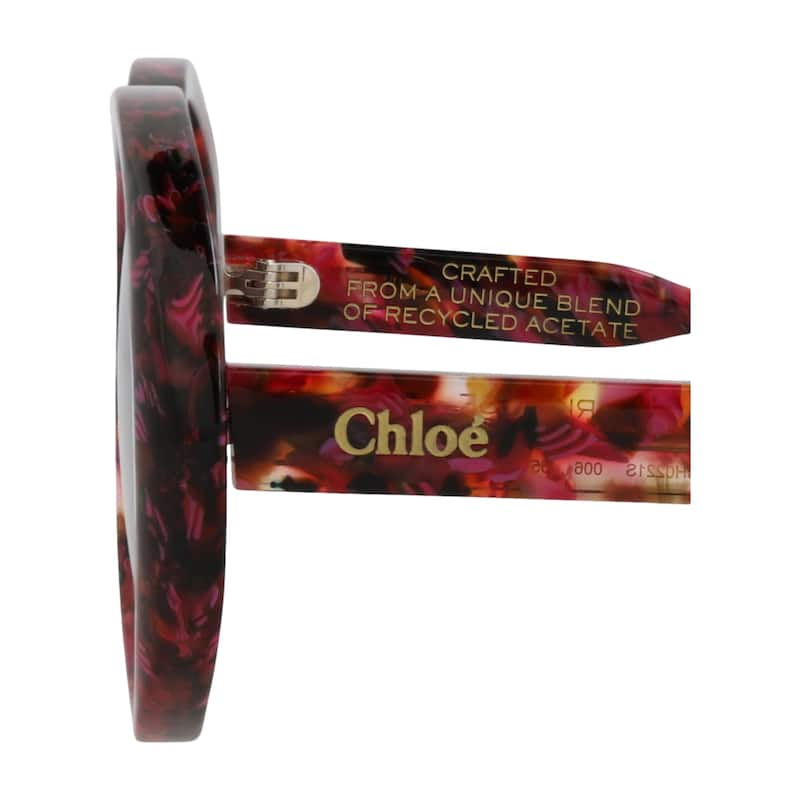 Chloé Round-Frame Recycled Acetate Sunglasses