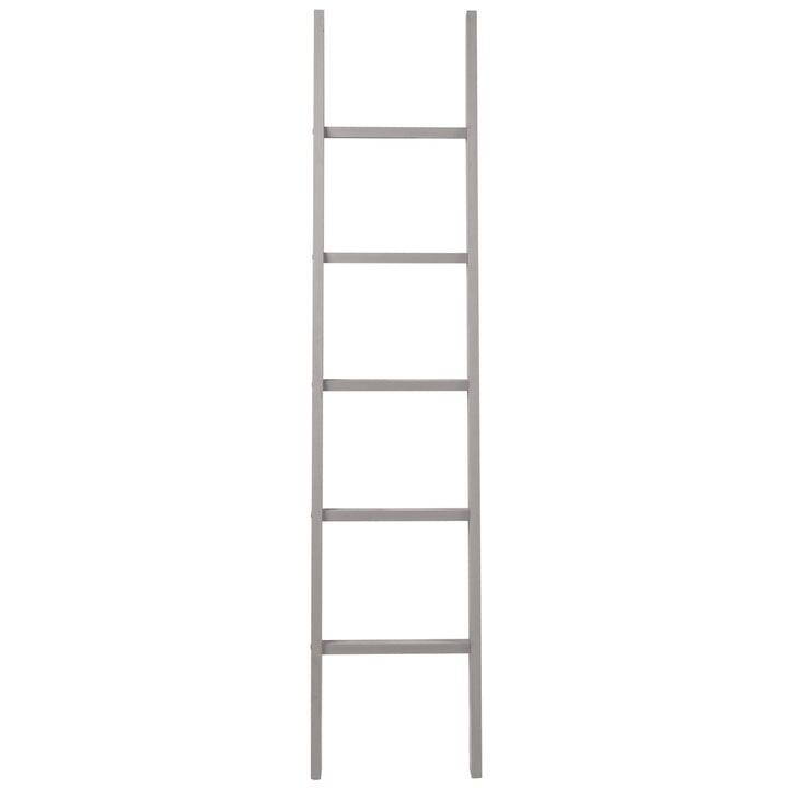 Wood Blanket Ladder Corona Gray | Furniture Dash