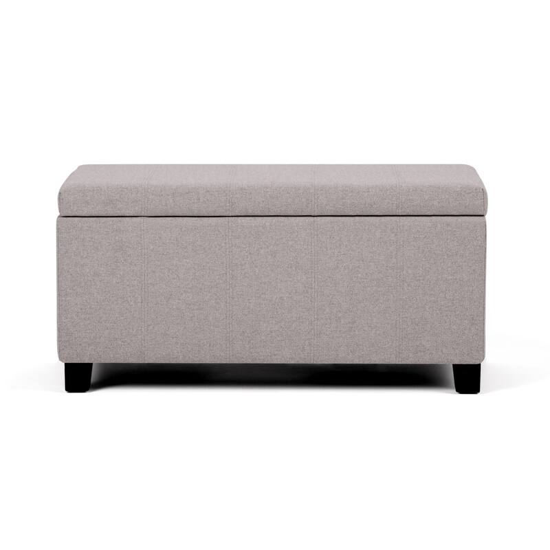 WYNDENHALL Lancaster 36 inch Wide Contemporary Rectangle Storage Ottoman