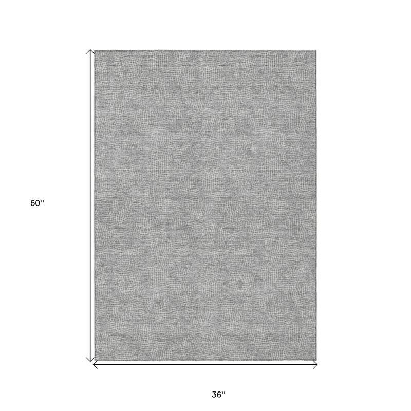 HomeRoots Geometric Transitional Rectangle Outdoor Rug