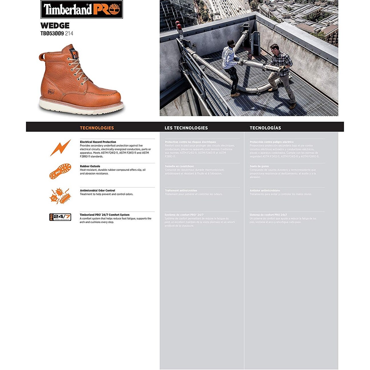semelle timberland pro