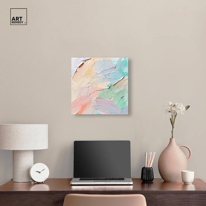 Flowing Mousse III Canvas by Art Remedy, Gallery Wrapped