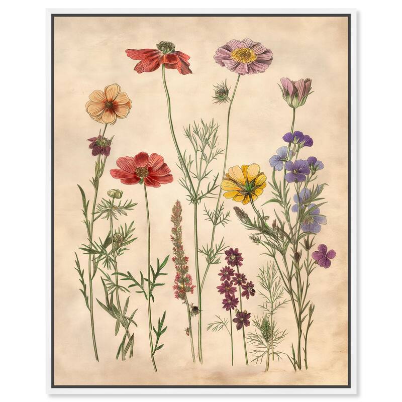 Pollinator Portrait II Canvas by Art Remedy - White - 20" x 24"
