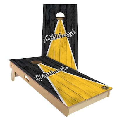 Pittsburgh Football Outdoor Cornhole Board Set