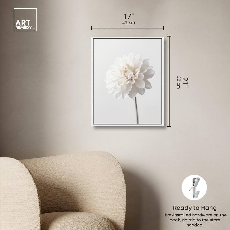 Pristine Blossom I Canvas by Art Remedy