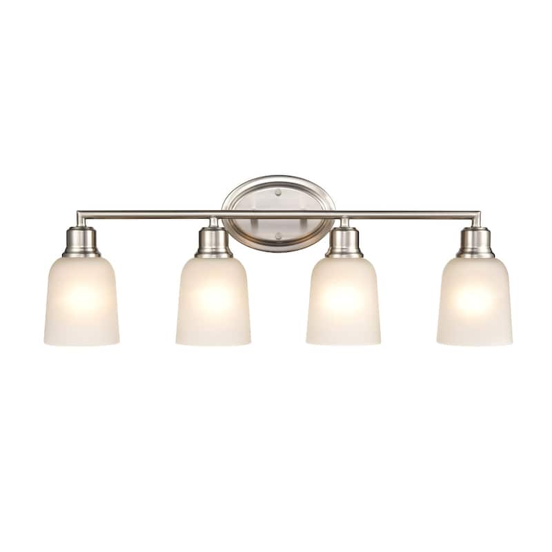 Millennium Lighting Amberle 4 Light 28" Wide Bathroom Vanity Light - Brushed Nickel