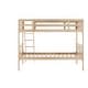 preview thumbnail 63 of 68, Convertible Solid Wood Bunk Bed Frame for Kids with Ladder, No Box Spring Needed