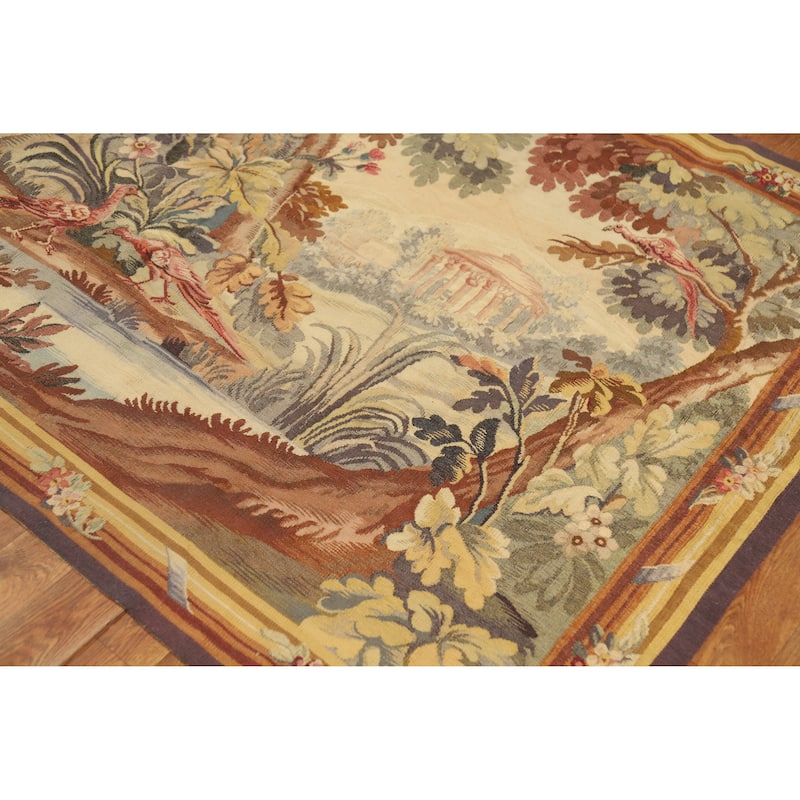 Vegetable Dye Tapestries Oriental Rug Handmade Wool Carpet - 3'11" x 5'10"