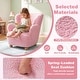 preview thumbnail 9 of 37, Costway Sherpa Kids Sofa with Solid Rubber Wood Legs for Boys & Girls - See Details
