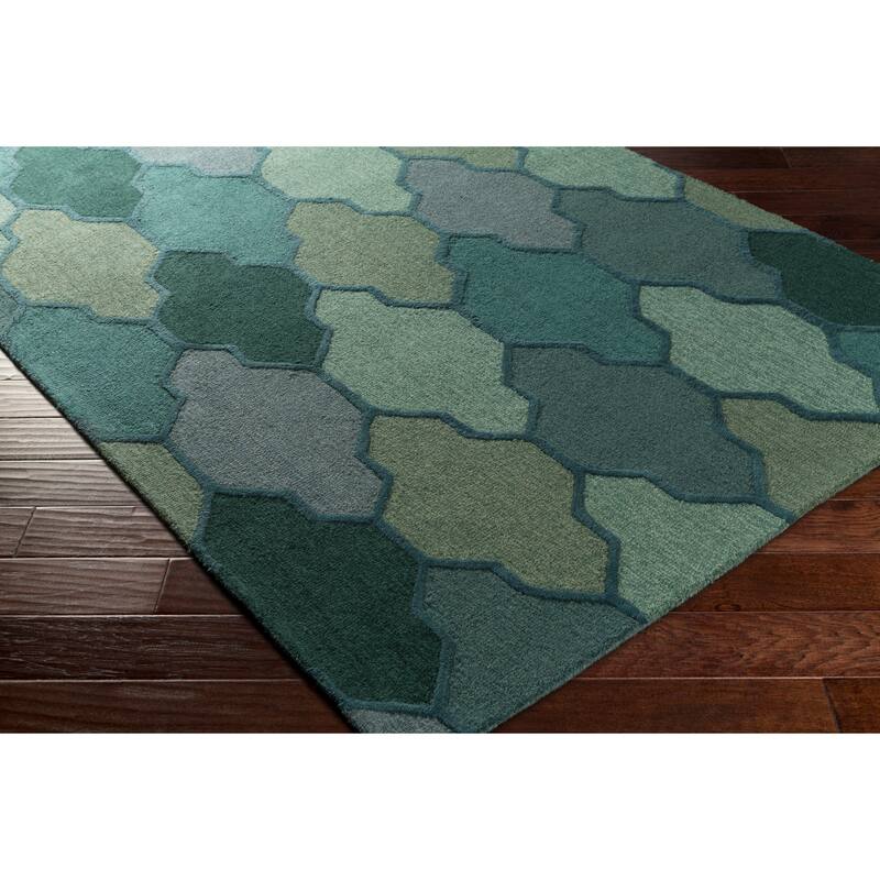 Hand-Tufted Ryde Moroccan Trellis Wool Rug