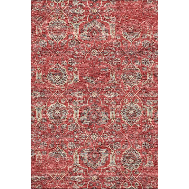 Premium Washable Super Soft Traditional Damask Mayfield Rug