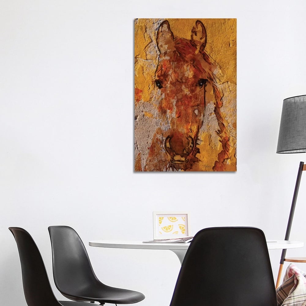 iCanvas "Yellow Horse" by Irena Orlov Canvas Print