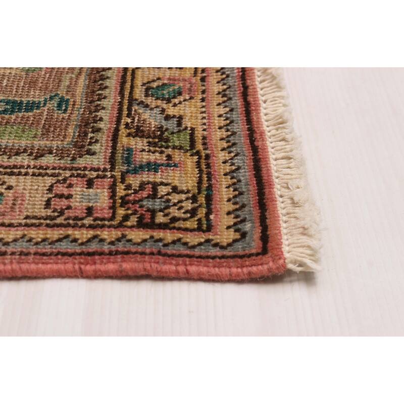 ECARPETGALLERY Hand-knotted Antalya Vintage Copper Wool Rug - 9'4 x 12'7