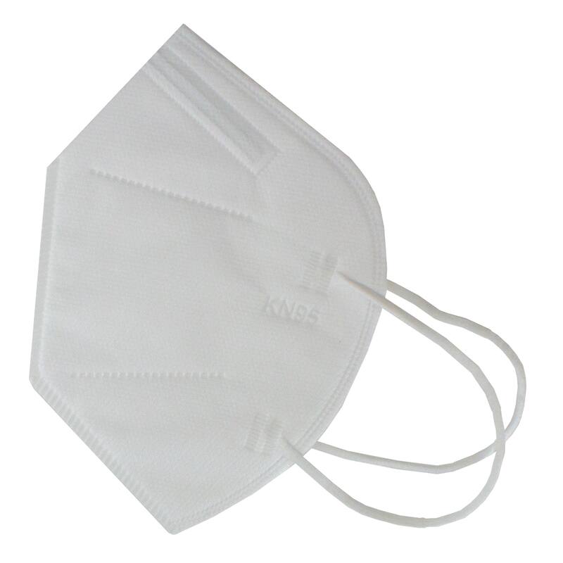 4 Ply Disposable KN95 Face Masks - White - 5ct
