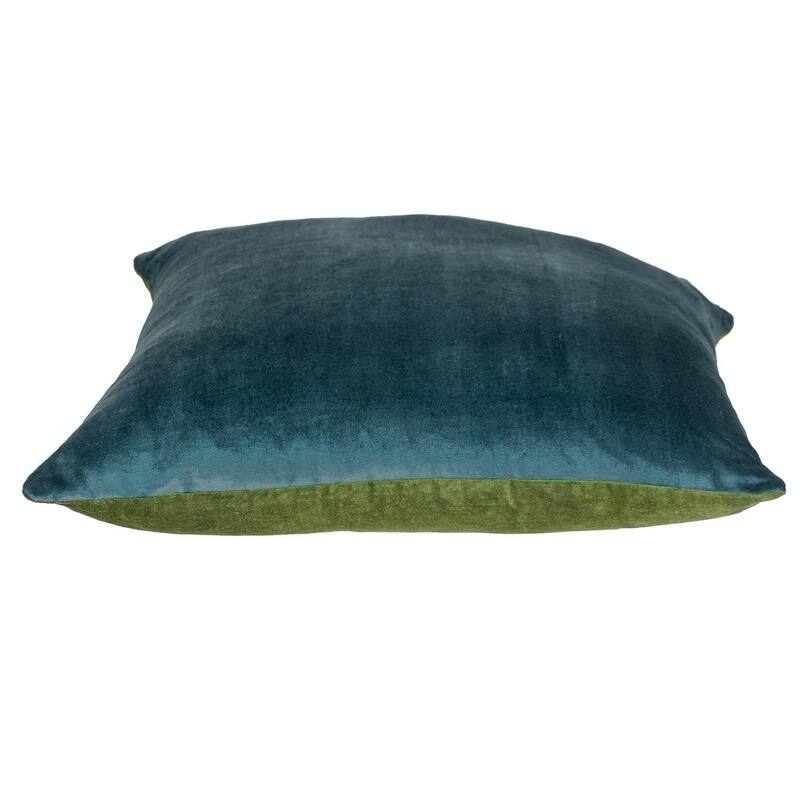 HomeRoots 20" Purple And Dark Gray Cotton Blend Throw Pillow