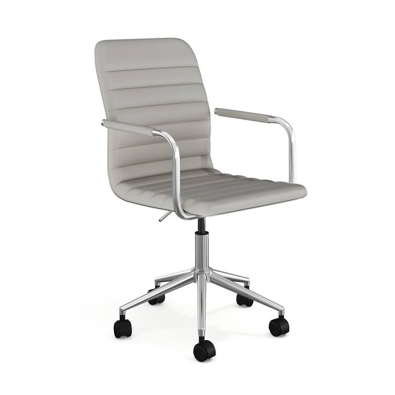 Martha Stewart Upholstered Swivel Office Chair