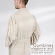 preview thumbnail 6 of 44, American Soft Linen Cotton Turkish Bathrobes Soft Absorbent Men Robes
