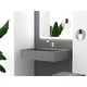 preview thumbnail 110 of 175, Juniper Stone Solid Surface Wall-mounted Vessel Sink