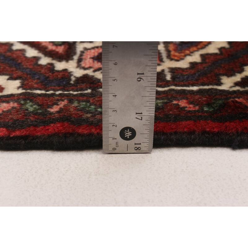 ECARPETGALLERY Hand-knotted Andelz Red Wool Rug - 3'4 x 5'2