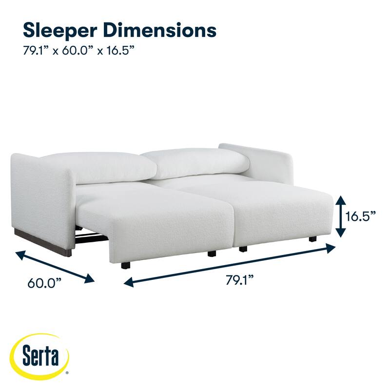 Serta Tyson Convertible Sofa
