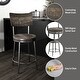 preview thumbnail 14 of 32, Hillsdale Furniture Jennings Wood and Metal Swivel Stool