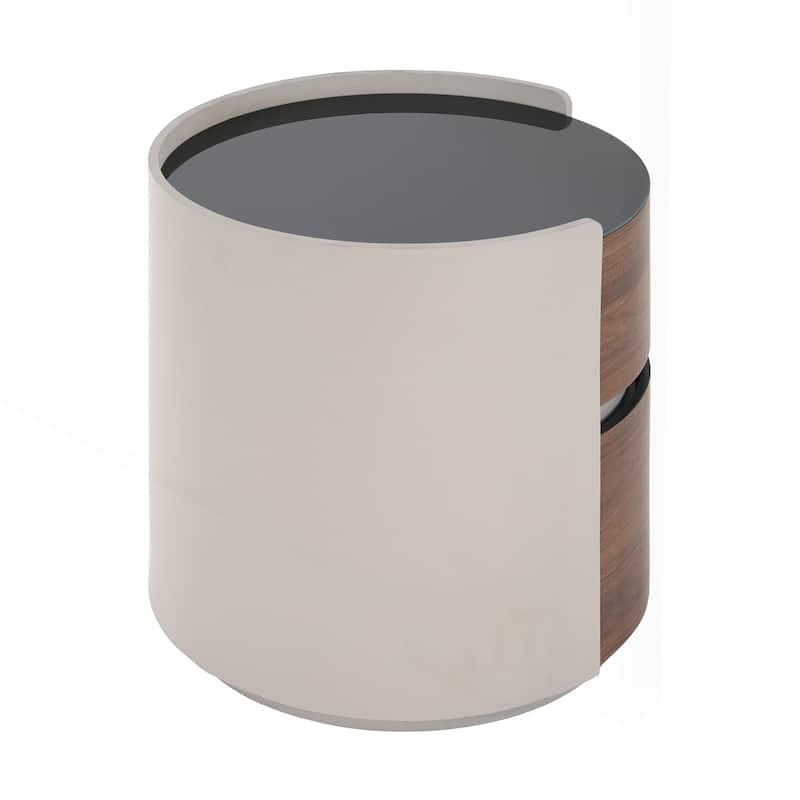 Chic Double-Layer Storage Side Table with Modern Design for Versatile Use