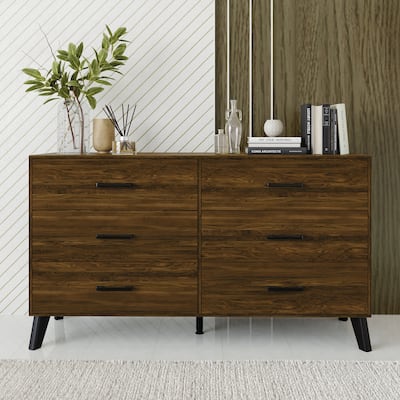 CraftPorch Classic Style 6-Drawers Wooden Dresser