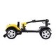 preview thumbnail 59 of 61, 4 Wheel Mobility Scooter Compact 300 Lb Load Bearing Capacity 300w Motor Wheelchair Device For Grown-ups Elderly