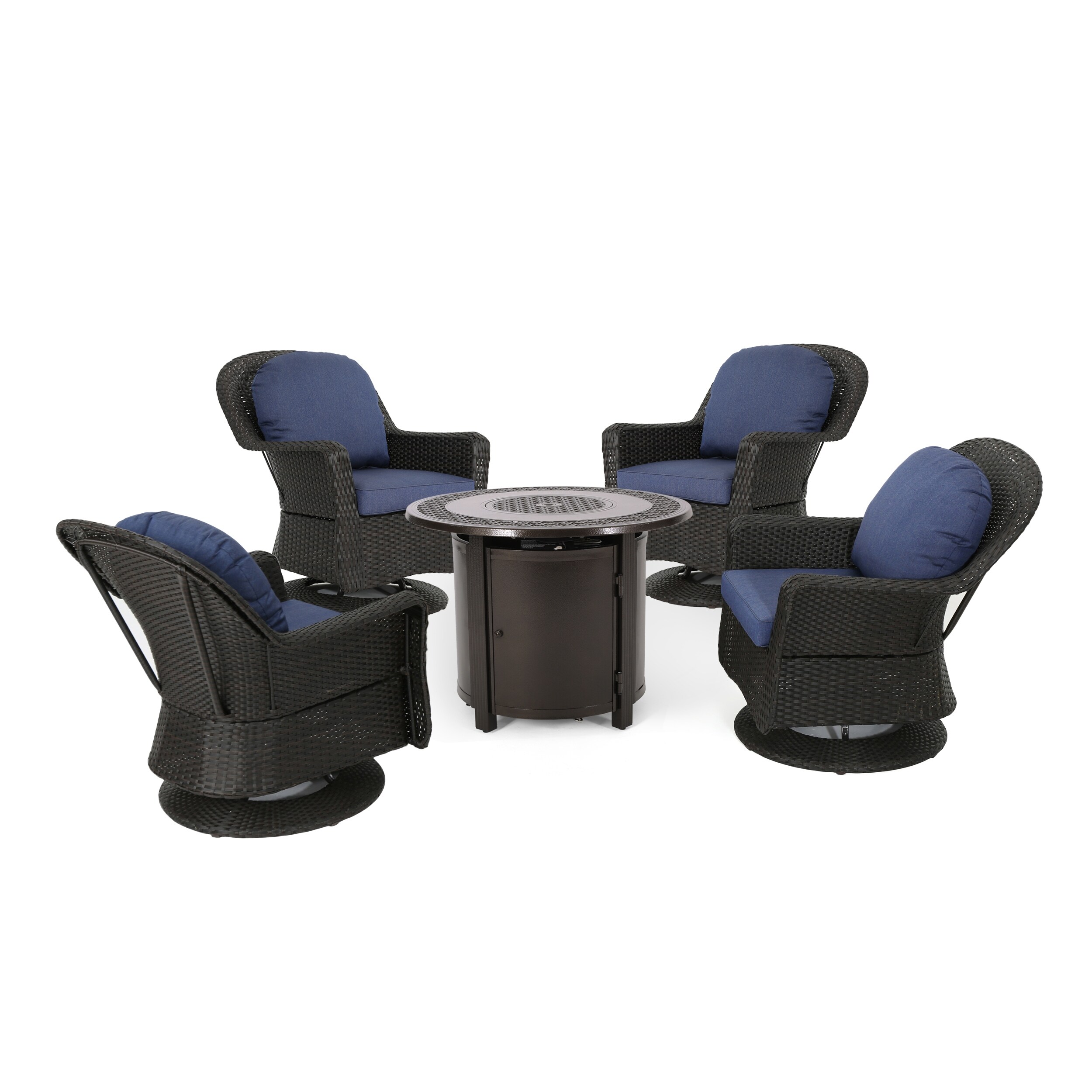 St lucia wicker swivel chair deals