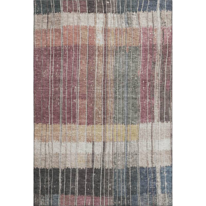 Premium Washable Super Soft Global Stripes Mayfield Rug