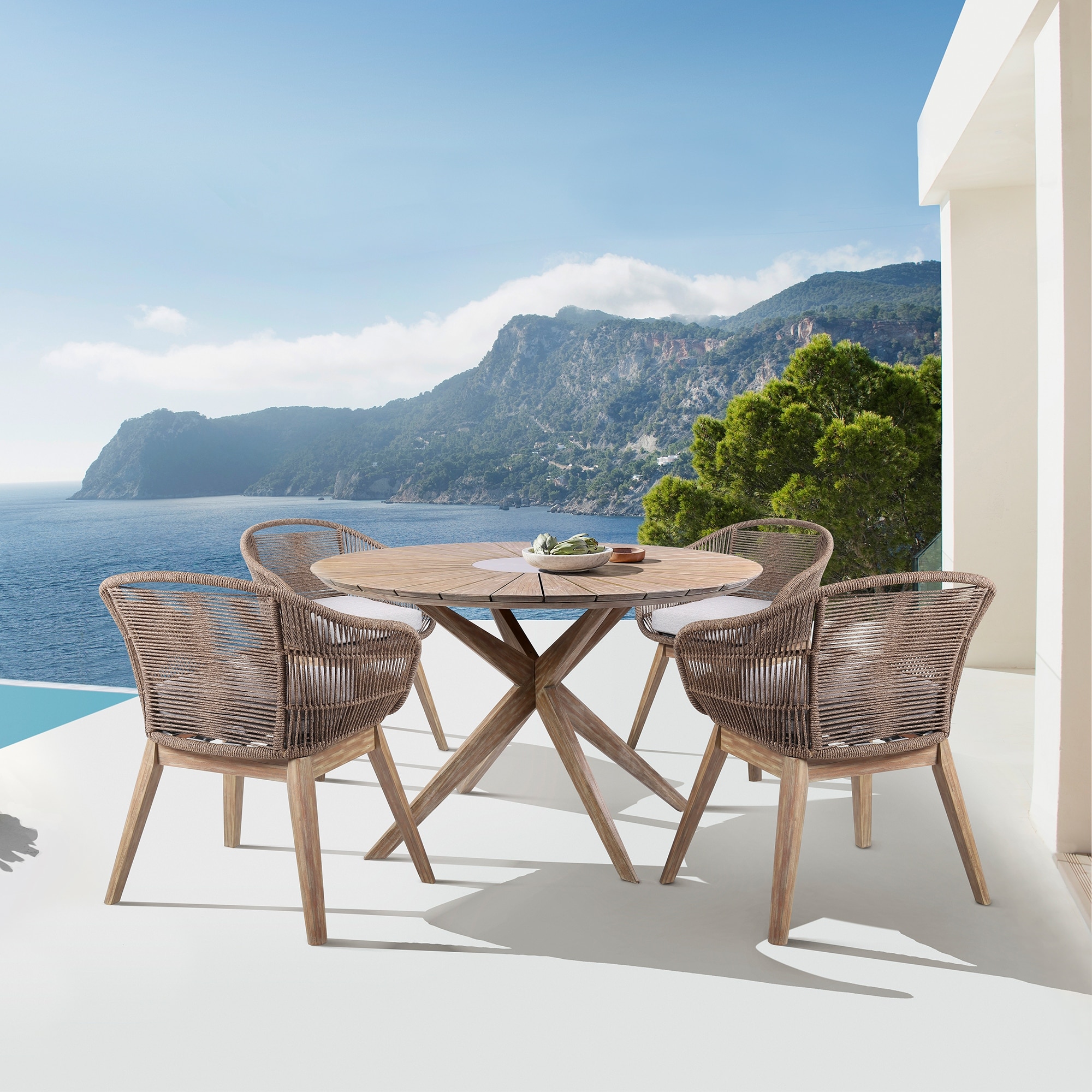 Homestyles largo round outdoor dining table deals