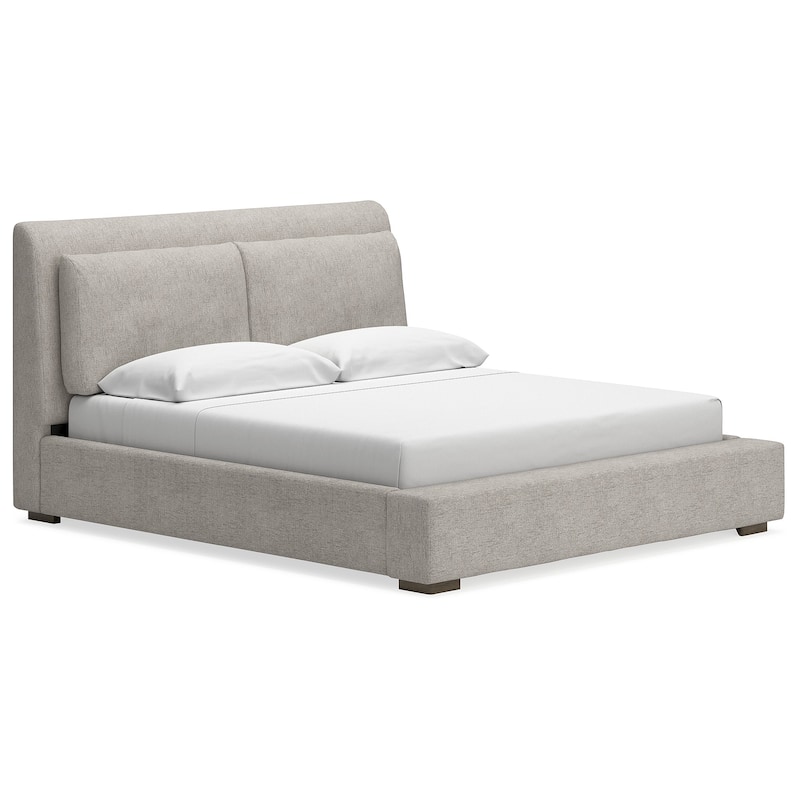 Signature Design by Ashley Cabalynn Brown King Upholstered Bed