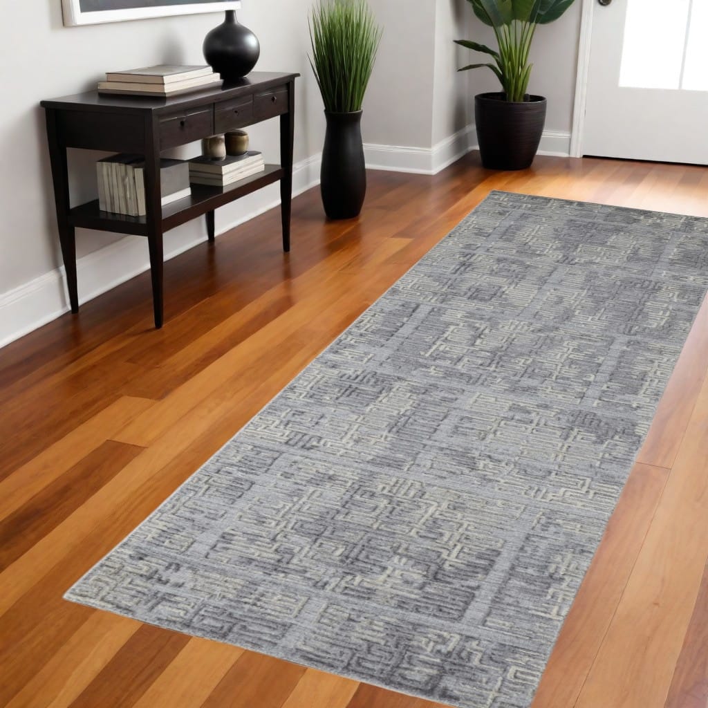 Xuta Abstract Modern Woven Durable Area Rug By HomeRoots - 8' Runner