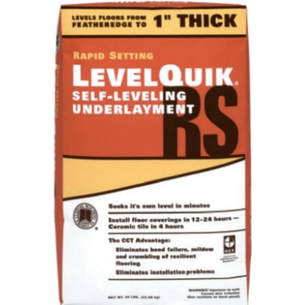 Custom LQ50 LevelQuik Rapid Setting Self­Leveling Underlayment, 50 Lb