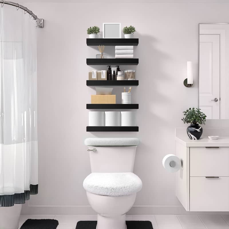 Floating Shelves, Farmhouse Hanging Wall Shelf Decor - 16 Inches, 3 Pk