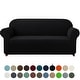 preview thumbnail 22 of 89, Subrtex Stretch 1-piece Spandex Sofa Slipcover Furniture Protector Black