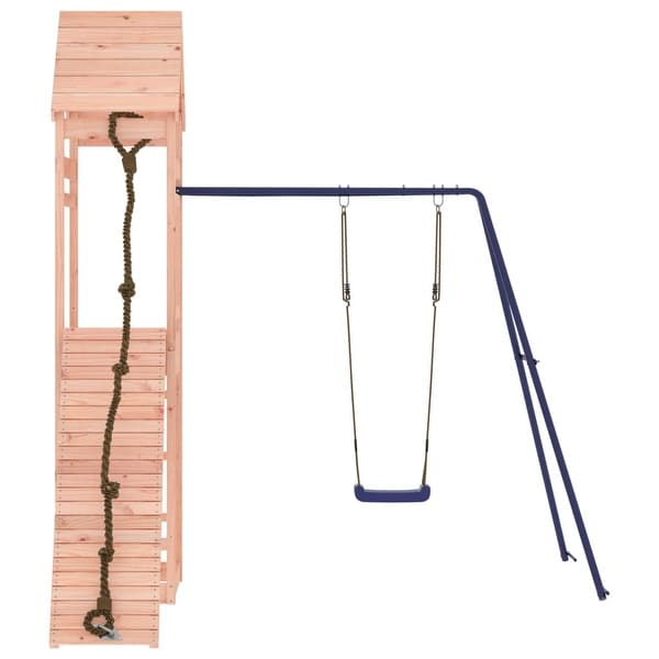 vidaXL Swing Set Outdoor Backyard Wooden Playground