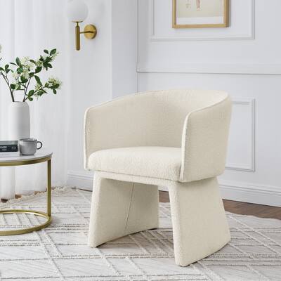 Mid-Century Arm Chairs Leisure Chair,Beige