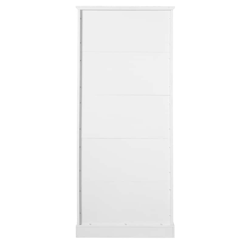 72.2"Tall Freestanding Bathroom Cabinet With 3 Drawers (Partitioned, Standard, Deep), Adjustable Shelf,Soft-Close Doors